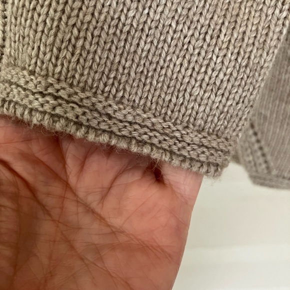 White & Warren tunic sweater wool angora cashmere cowl capsule quiet luxury M - Picture 7 of 8